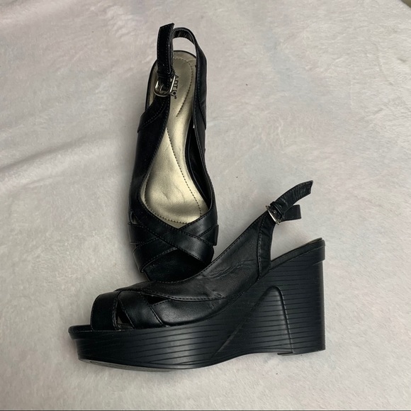 Apt 9 Alexandra style open toe wedges size 6 - Picture 7 of 8